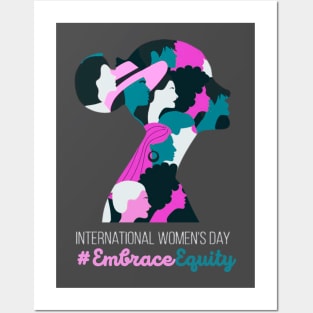 Embrace Equity International Womens Day 2023 For Women Posters and Art